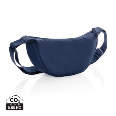 Logotrade Firmengeschenke das Foto: Crescent AWARE™ RPET Half-Moon Sling Tasche