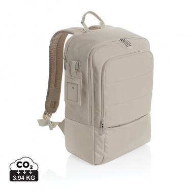 Logotrade Werbeartikel das Foto: Armond AWARE™ RPET 15.6" Deluxe Laptop-Rucksack