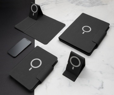 Logotrade Werbeartikel das Foto: Artic magnetisches 10W Wireless Charging Notizbuch