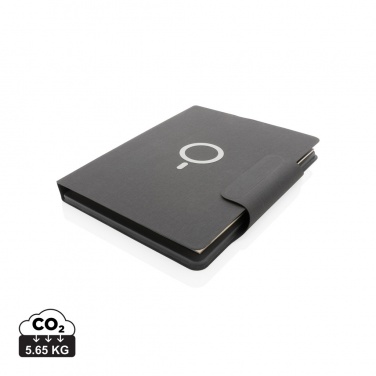 Logotrade Werbegeschenke das Foto: Artic magnetisches 10W Wireless Charging A4 Portfolio