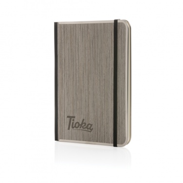 Logotrade Werbegeschenke das Foto: Treeline A5 Deluxe Notizbuch mit Holzeinband