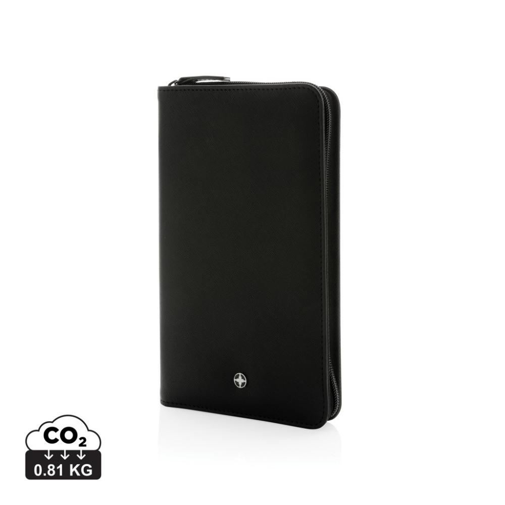 Logotrade werbemittel das Foto: Swiss Peak Heritage RCS rPU RFID Travel Wallet