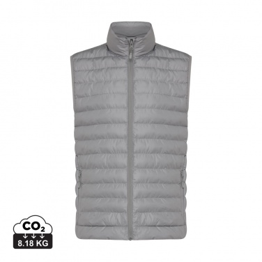 Logotrade Werbegeschenke das Foto: Iqoniq Meru Herren Bodywarmer aus recyceltem Polyester