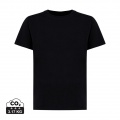 Iqoniq Koli Kids T-Shirt aus recycelter Baumwolle, Schwarz