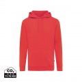 Iqoniq Jasper Hoodie aus recycelter Baumwolle, sattes Rot