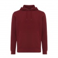 Iqoniq Rila Lightweight Hoodie aus recycelter Baumwolle, Burgund