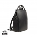 VINGA Bermond Rucksack aus RCS recyceltem PU, Schwarz