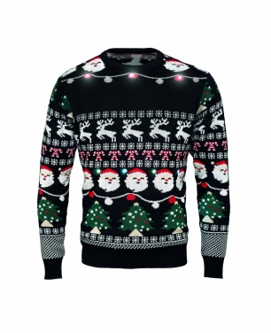 Logotrade Werbegeschenke das Foto: Weihnachts-LED-Pullover S/M