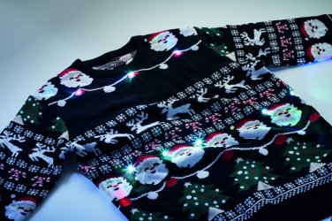 Logotrade Logogeschenke das Foto: Weihnachts-LED-Pullover L/XL