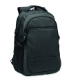 Laptop-Rucksack 600D RPET, Schwarz