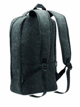 Logotrade Werbegeschenke das Foto: 13" Laptop Rucksack RPET-Filz