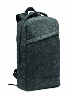 Logotrade Firmengeschenke das Foto: 13" Laptop Rucksack RPET-Filz