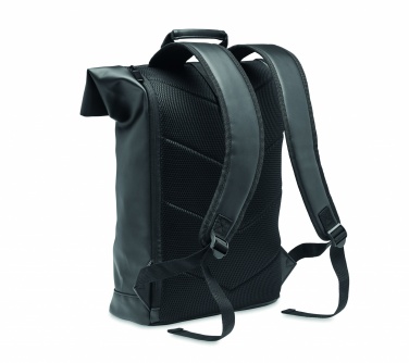 Logotrade Firmengeschenke das Foto: 15" Rolltop-Rucksack PU