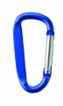 Karabinerhaken Aluminium, Blau