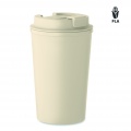 Doppelwandiger Becher 350 ml, Beige