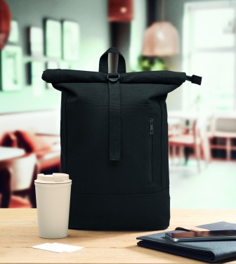 Logotrade Werbegeschenke das Foto: 15" Rolltop-Laptop-Rucksack