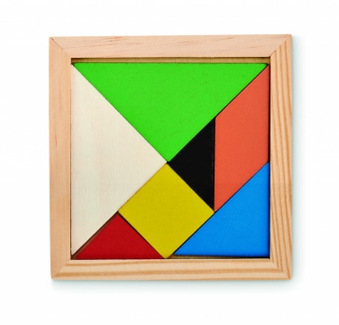 Logotrade Geschäftsgeschenke das Foto: Tangram-Puzzle Holz