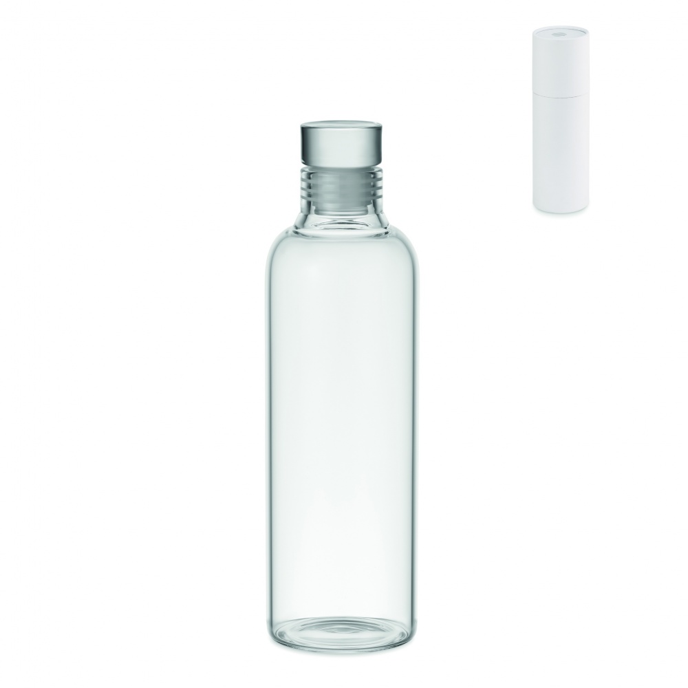 Logotrade Werbegeschenke das Foto: Flasche Borosilikatglas 500 ml