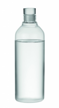 Logotrade Logogeschenke das Foto: Flasche Borosilikatglas 1 L