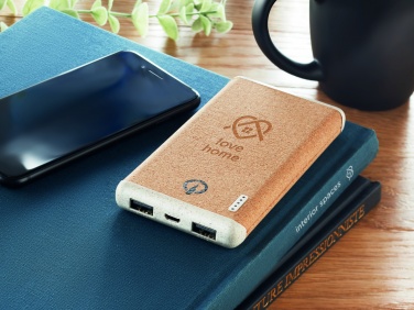 Logotrade werbemittel das Foto: Powerbank mit Ladestation