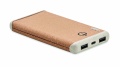 Powerbank mit Ladestation, Beige