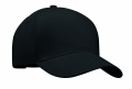 Baseball Kappe 5 Panels, Schwarz