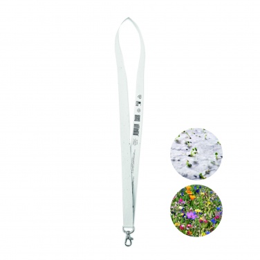 Logotrade Firmengeschenke das Foto: Lanyard mit Samenpapier