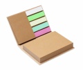 Recyceltes Notizzettel-Set, Beige