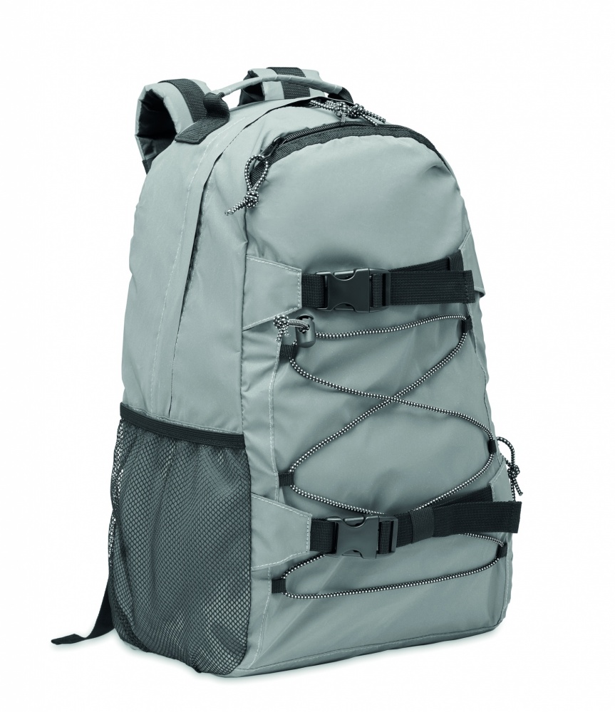 Logotrade Werbeartikel das Foto: Reflektierender Rucksack 190T