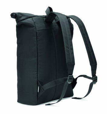 Logotrade Firmengeschenke das Foto: Rolltop-Rucksack 600D RPET