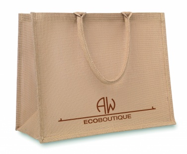 Logotrade Geschäftsgeschenke das Foto: Jute Shopping Tasche