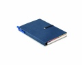 Recyceltes Notizbuch, Blau