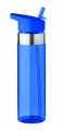 Trinkflasche Tritan 650 ml, Transparentes Blau