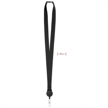 Logotrade Geschäftsgeschenke das Foto: Lanyard mit Badge-Halter