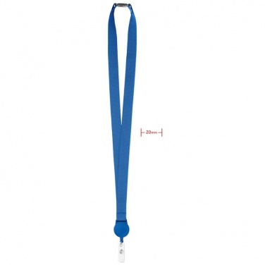 Logotrade Logogeschenke das Foto: Lanyard mit Badge-Halter