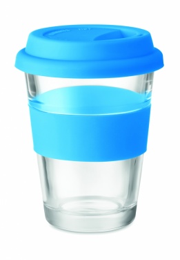 Logotrade Geschäftsgeschenke das Foto: Glas Becher 350 ml