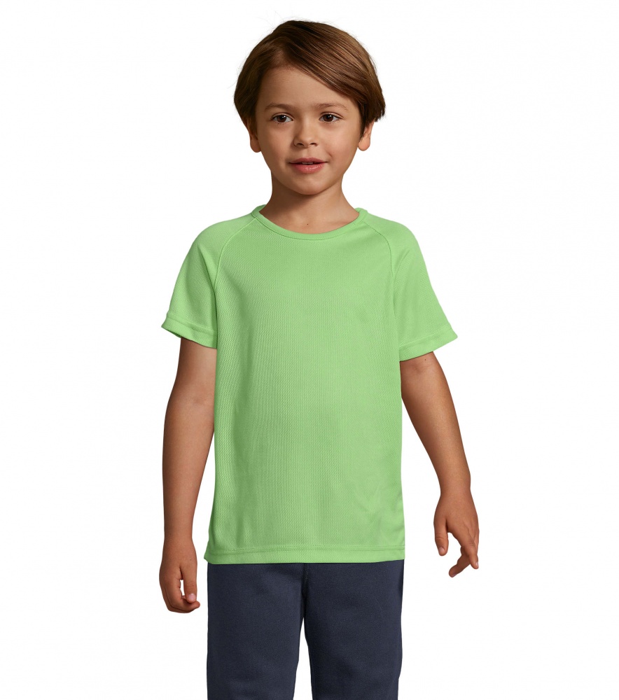 Logotrade Werbegeschenke das Foto: SPORTY KINDERT-SHIRT 140g