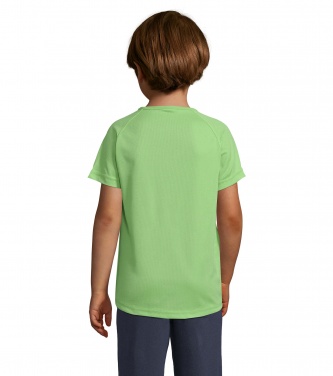 Logotrade werbemittel das Foto: SPORTY KINDERT-SHIRT 140g