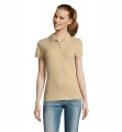 PASSION DAMEN POLO 170g, Sand