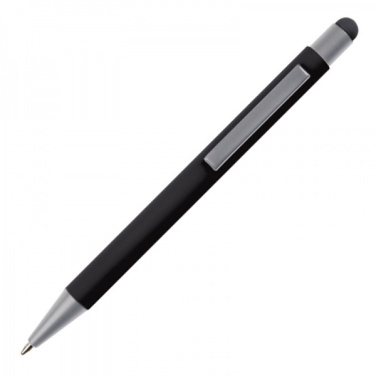 Logotrade Werbeartikel das Foto: Metall Kugelschreiber Touchpen Soft Touch SALT LAKE CITY