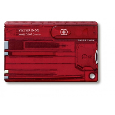 Logotrade Geschäftsgeschenke das Foto: SwissCard Quattro Victorinox