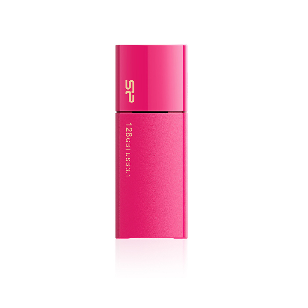 Logotrade Logogeschenke das Foto: USB-Stick Silicon Power 3.0 Blaze B05, rosa