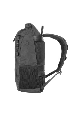 Logotrade Werbegeschenke das Foto: Rolltop-Rucksack ELBERT Schwarzwolf