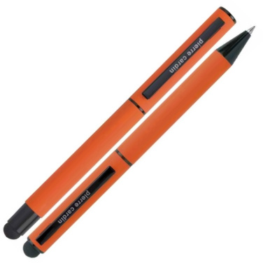 Logotrade Firmengeschenke das Foto: Schreibset Touchpen, Soft Touch CELEBRATION Pierre Cardin