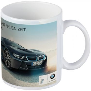 Logotrade werbemittel das Foto: Klassischer Kaffeebecher für Allover-Druck VIESTE 300 ml