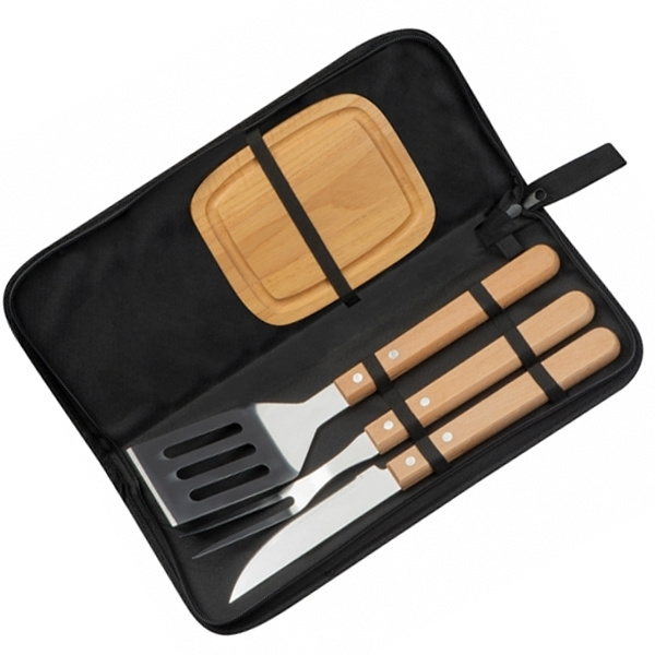 Logotrade Werbegeschenke das Foto: Grill-Set BELFAST