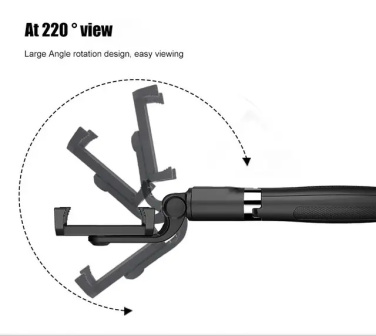 Logotrade Geschäftsgeschenke das Foto: Selfie-Stick mit Stativ, K06