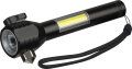 Wiederaufladbare Taschenlampe Trent, Schwarz