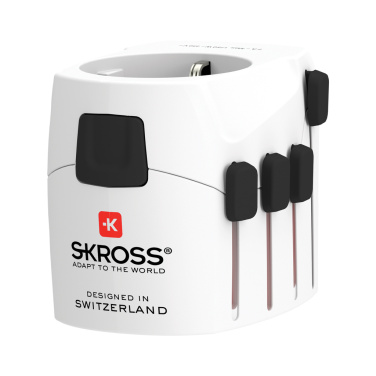 Logotrade Firmengeschenke das Foto: SKROSS Pro 3-Pole World Travel Adapter