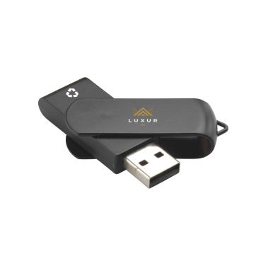 Logotrade Werbeartikel das Foto: USB Twist Recycle 8 GB